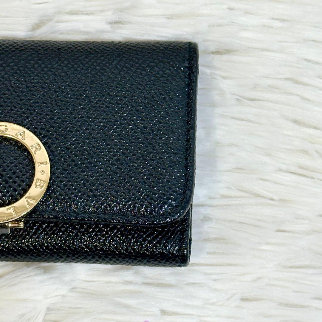 未使用級美品✨️RFID搭載 BVLGARI キーケース サークルロゴ ゴールド