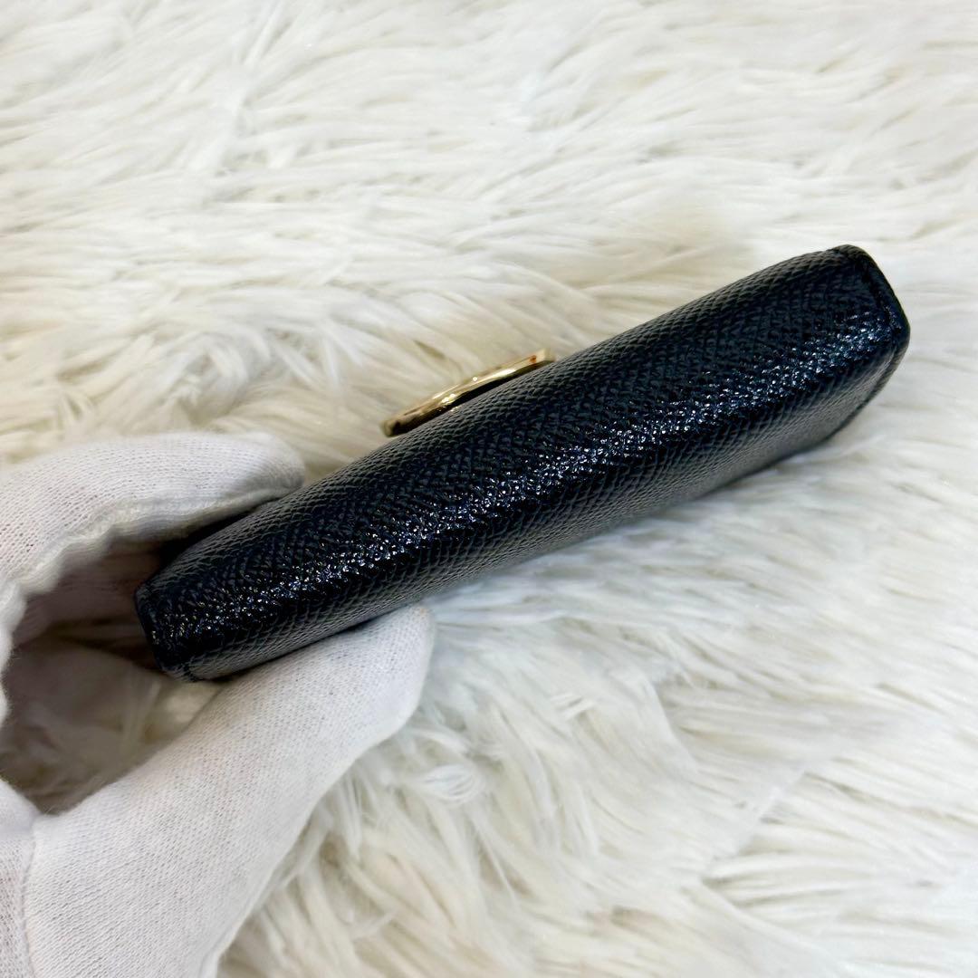 未使用級美品✨️RFID搭載 BVLGARI キーケース サークルロゴ ゴールド