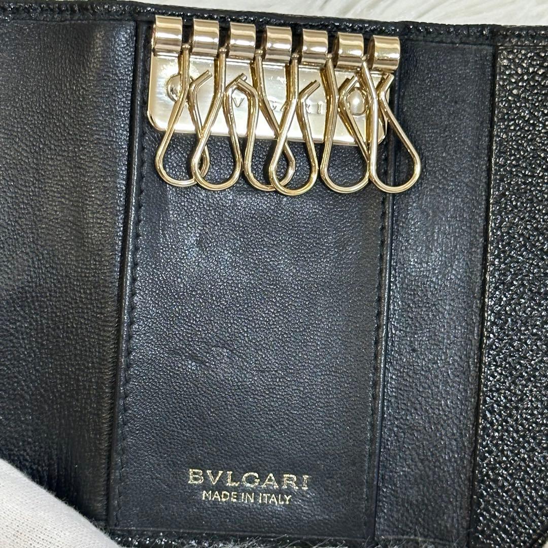 未使用級美品✨️RFID搭載 BVLGARI キーケース サークルロゴ ゴールド