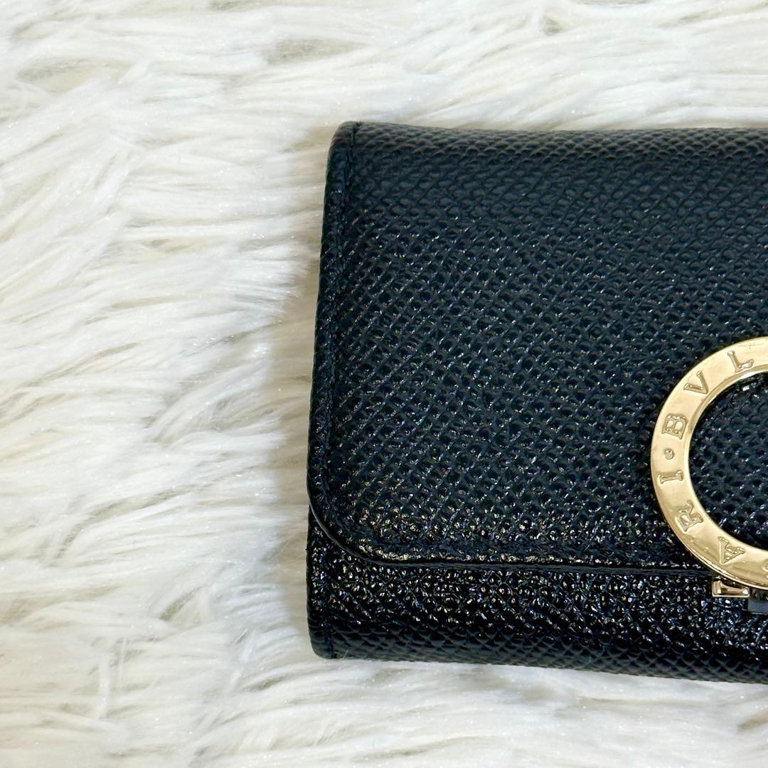 未使用級美品✨️RFID搭載 BVLGARI キーケース サークルロゴ ゴールド