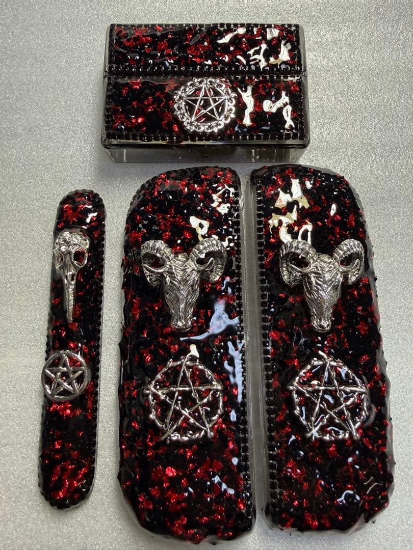 iQOS アイコス イルマi デコケース ドアカバー ロック パンク ㉓ セット