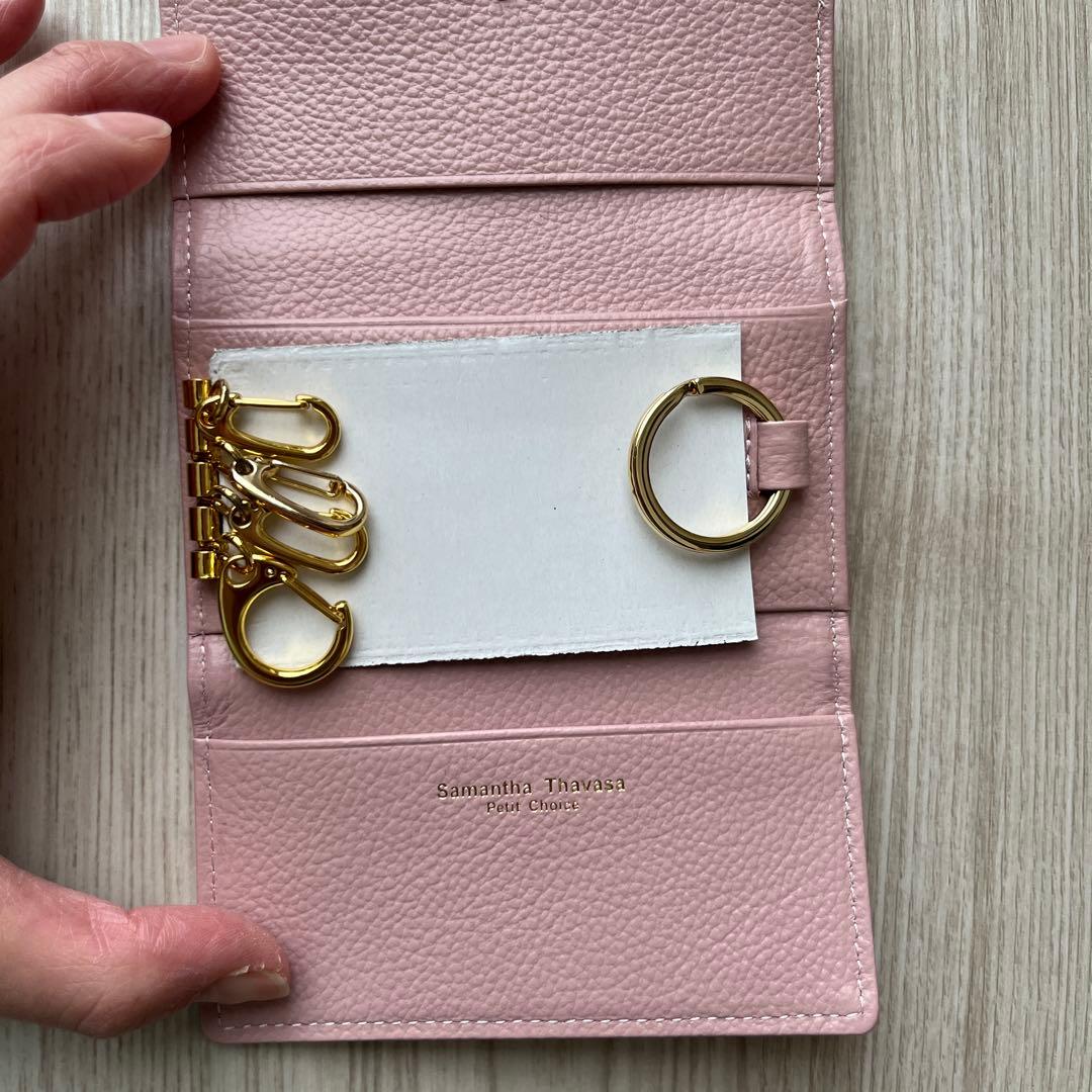 Samantha Thavasa petit choice ピンクキーケース