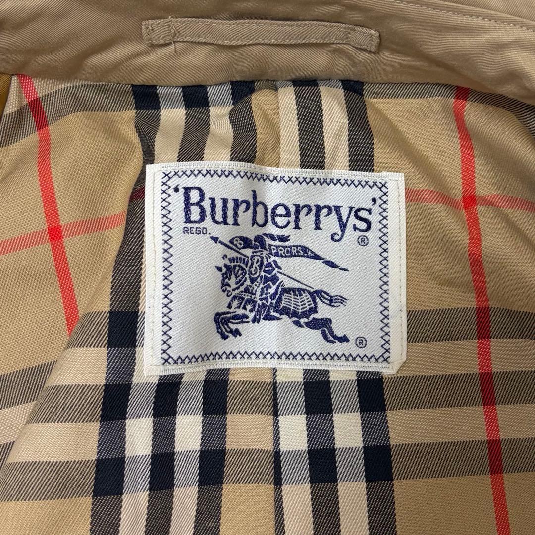 【美品ロング丈】バーバリーズ　トレンチコート　ノバチェック　ベルト　ベージュ　L