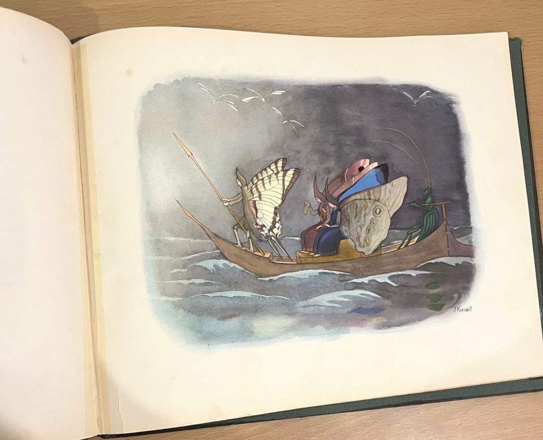 No.321レア 超希少 アンティーク 古書 洋書 ドイツ 絵本 ビンテージ