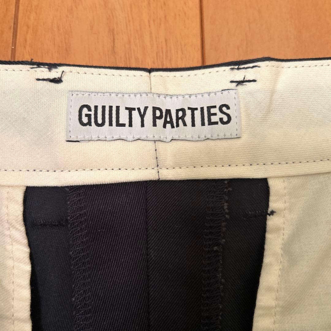 ワコマリア　DOUBLE PLEATED CHINO TROUSER ネイビー