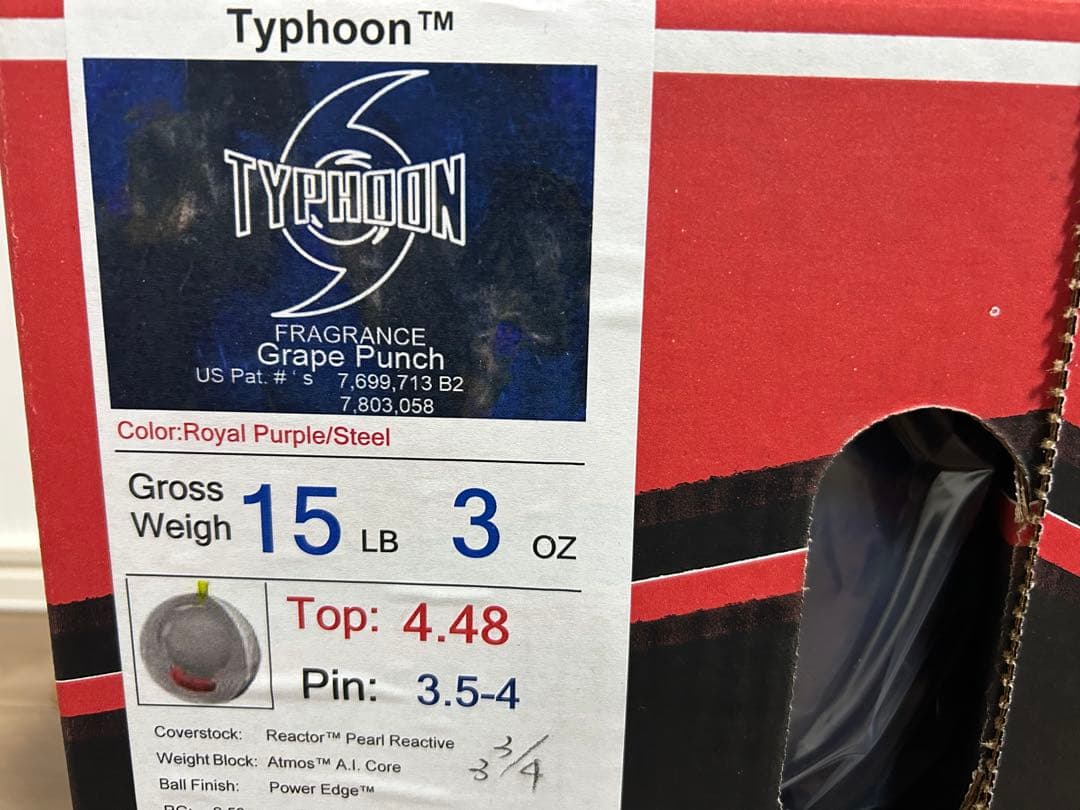 送料込み【新品】タイフーン　ストーム　15ポンド3オンス 3