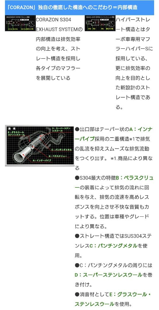 コラゾン　ハイパーストリーム　ＢＰレガシィ用