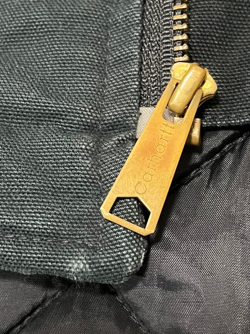 カーハート ダックベスト　L ブラック　黒　グッドフェード　US規格