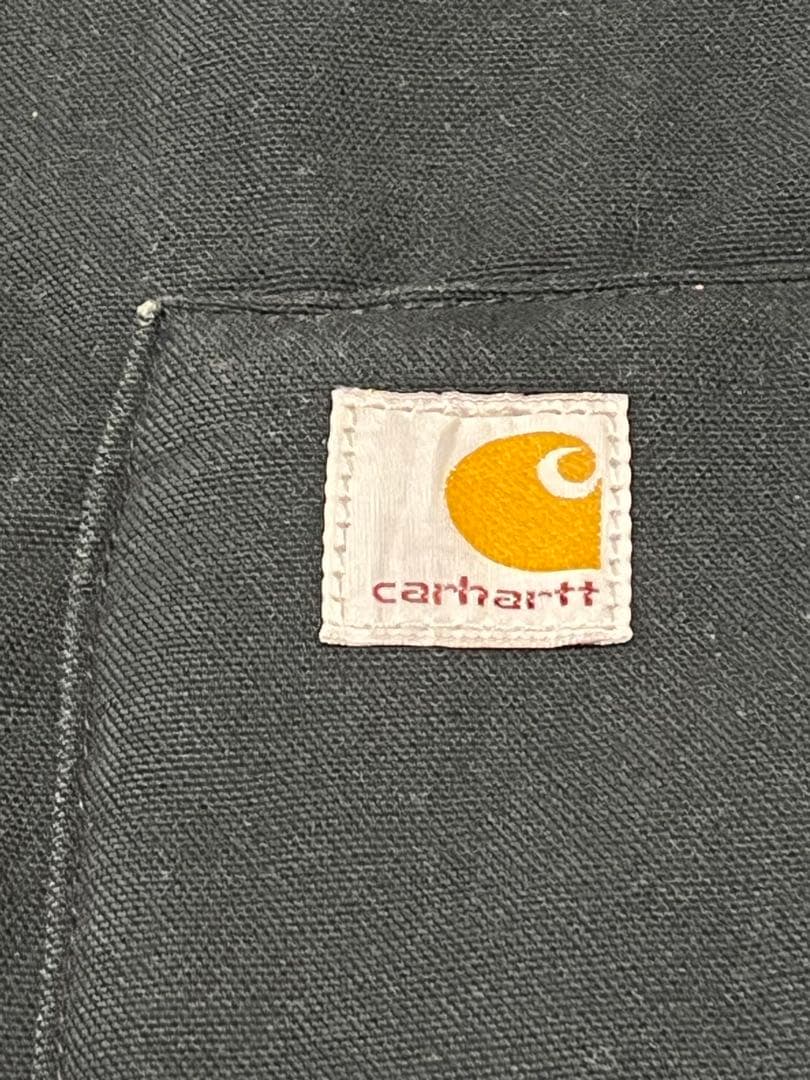 カーハート ダックベスト　L ブラック　黒　グッドフェード　US規格