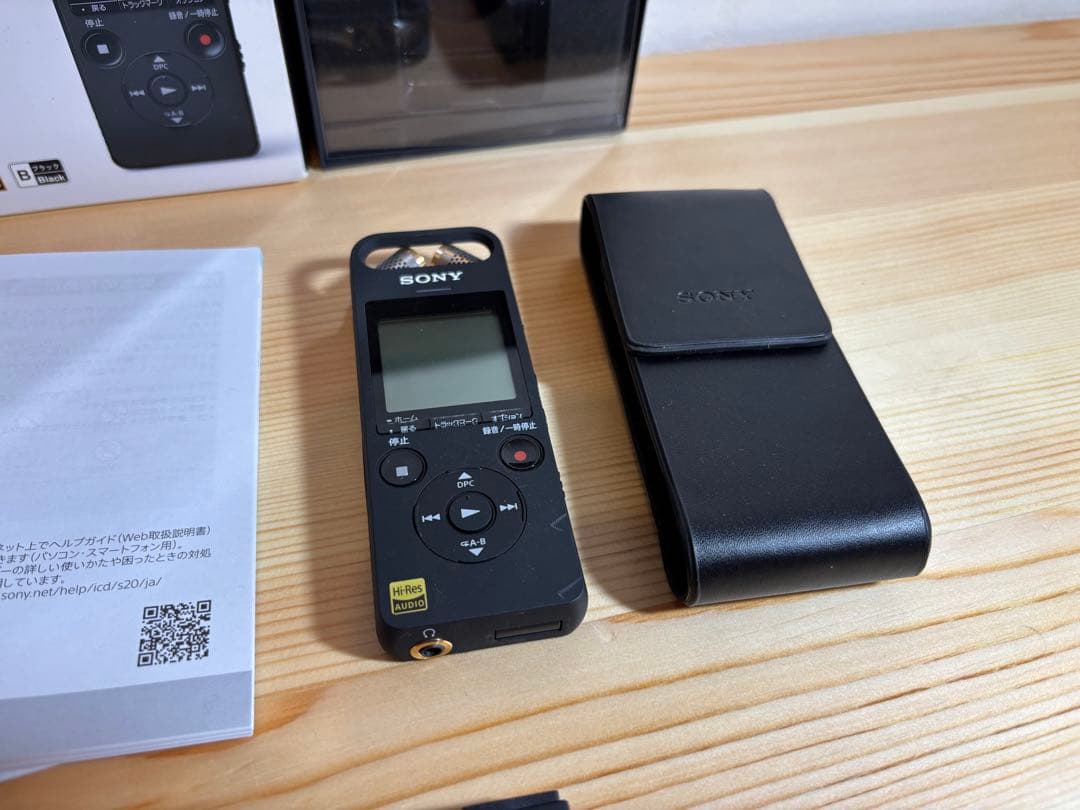 美品　SONY ICD-SX2000 ICレコーダー ハイレゾ対応