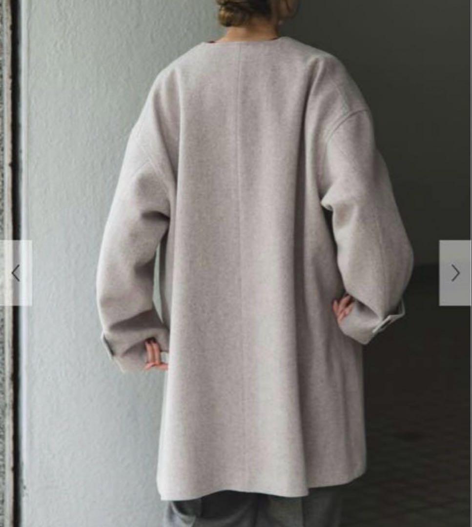 新品タグ付き　FORK&SPOON　ウールノーカラーコート　アーバンリサーチ