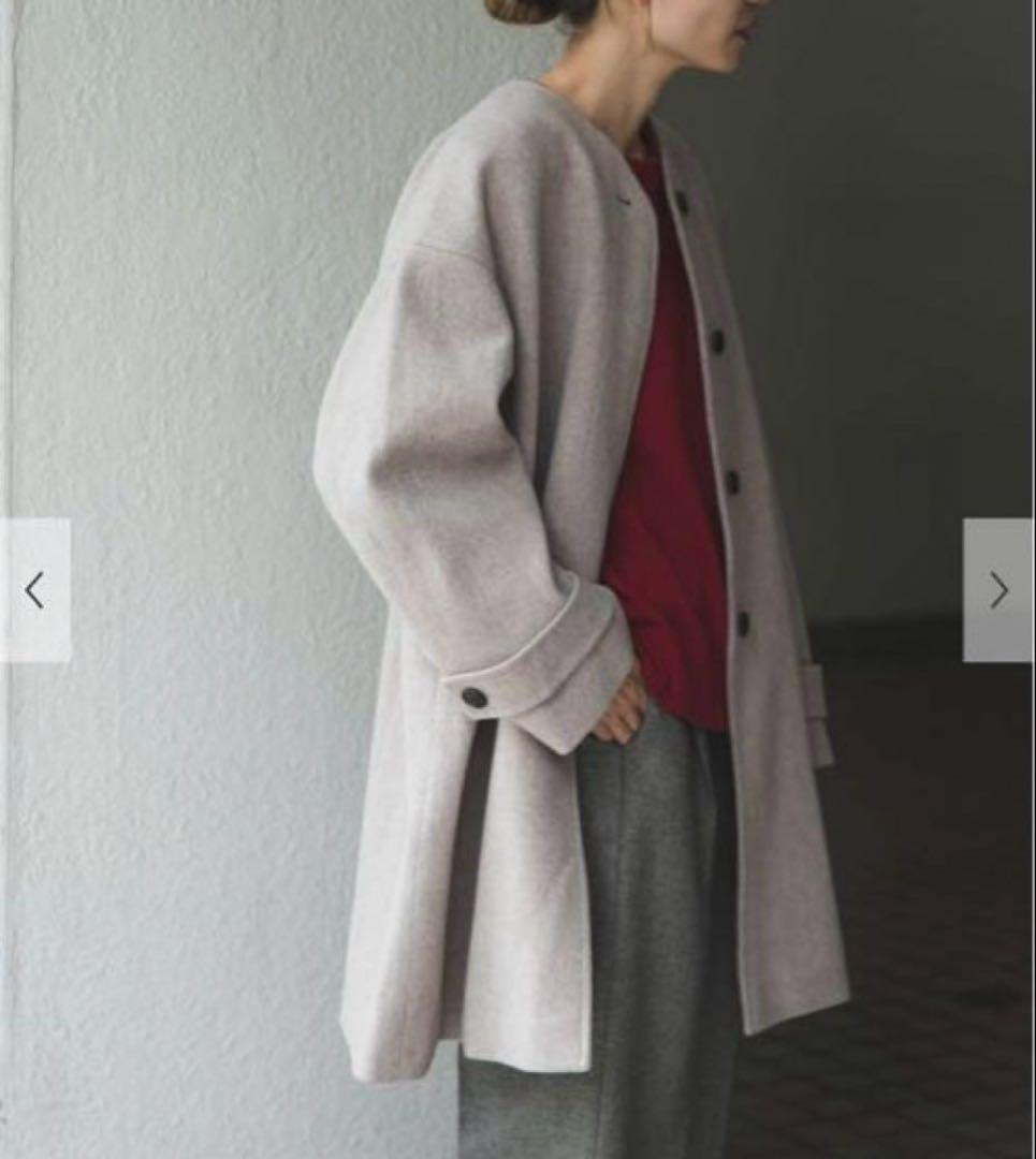 新品タグ付き　FORK&SPOON　ウールノーカラーコート　アーバンリサーチ