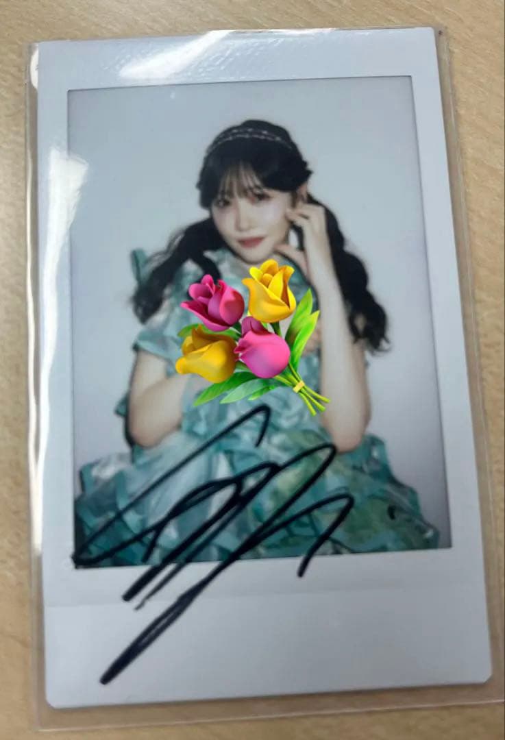 FRUITS ZIPPER 櫻井優衣 チェキ サイン入り フリル衣装