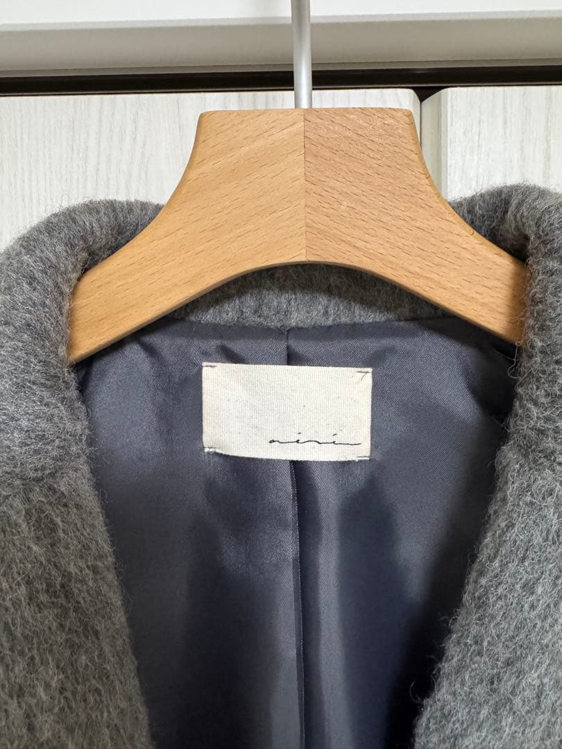 【aere】アエレ シャギージャケットコート