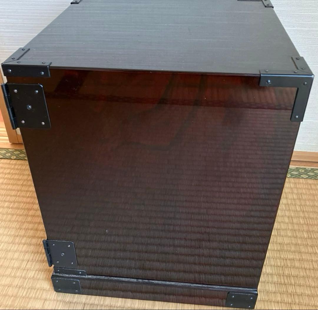 民芸仙台箪笥 唐獅子牡丹金具 船箪笥 タンス 和モダン ローボード