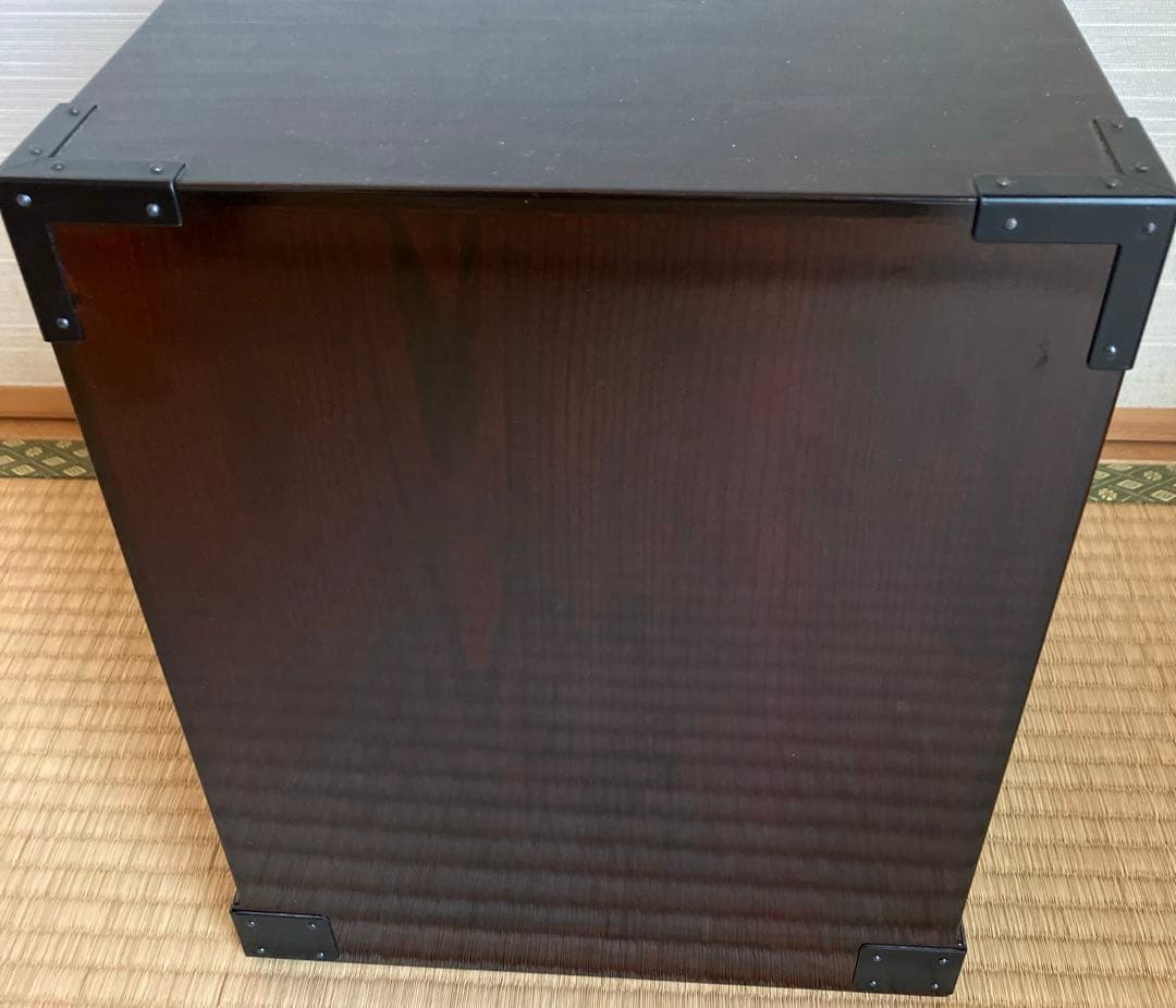 民芸仙台箪笥 唐獅子牡丹金具 船箪笥 タンス 和モダン ローボード