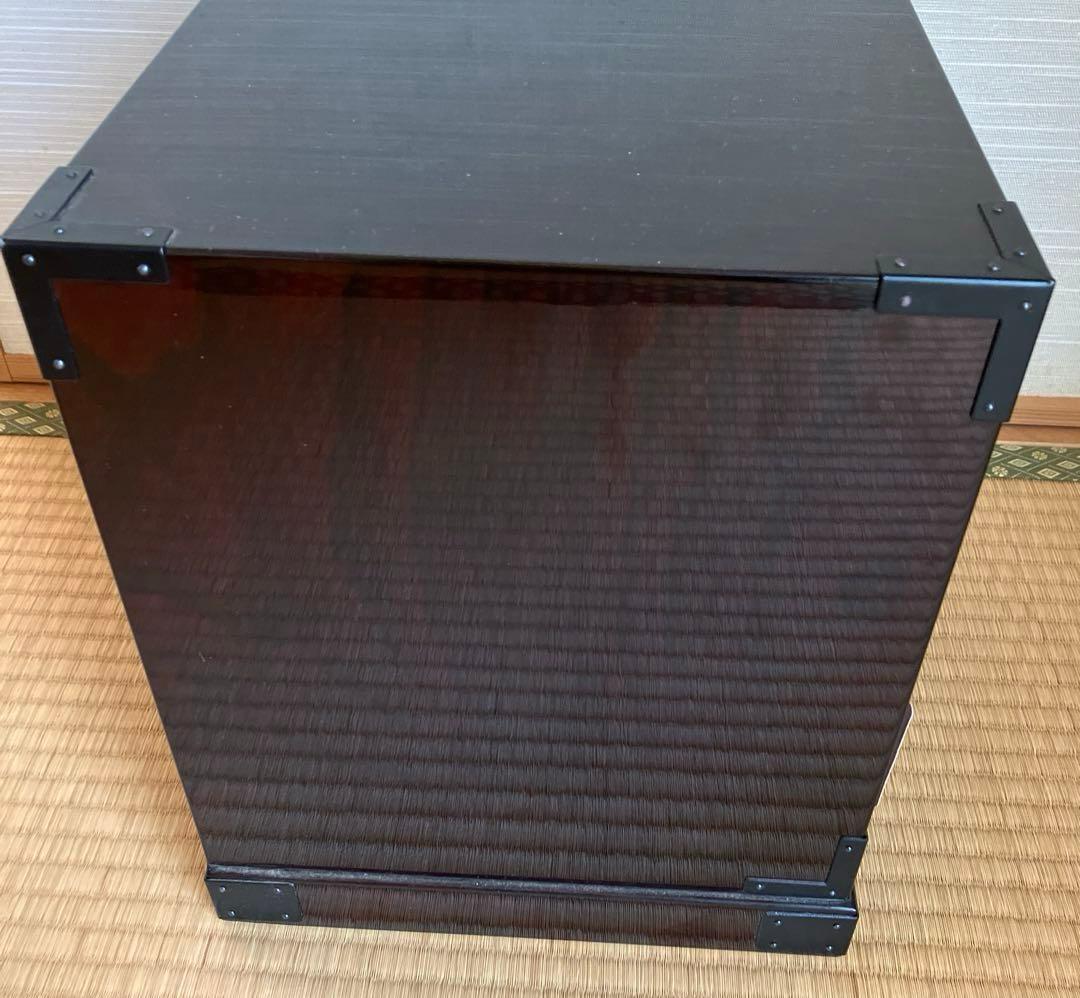 民芸仙台箪笥 唐獅子牡丹金具 船箪笥 タンス 和モダン ローボード