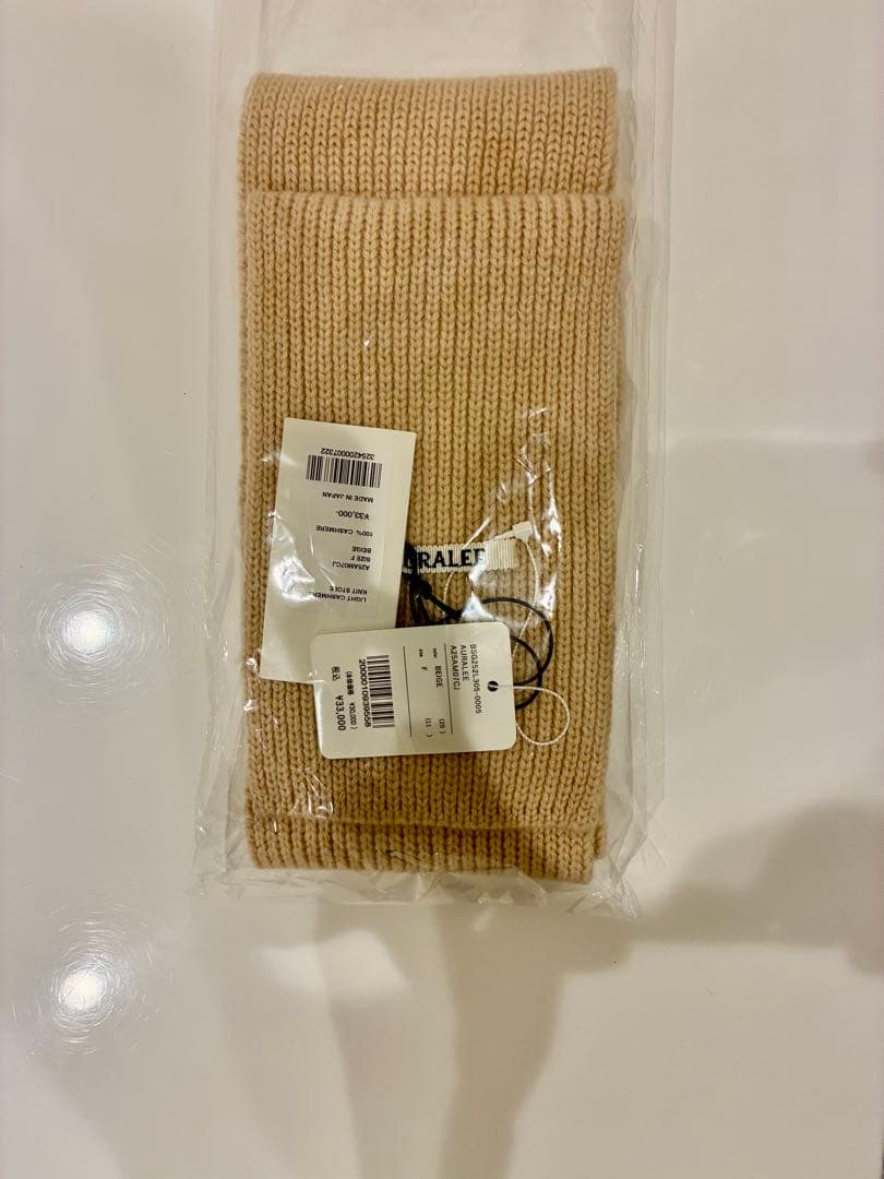 【25AW】LIGHT CASHMERE KNIT STOLE【AURALEE】