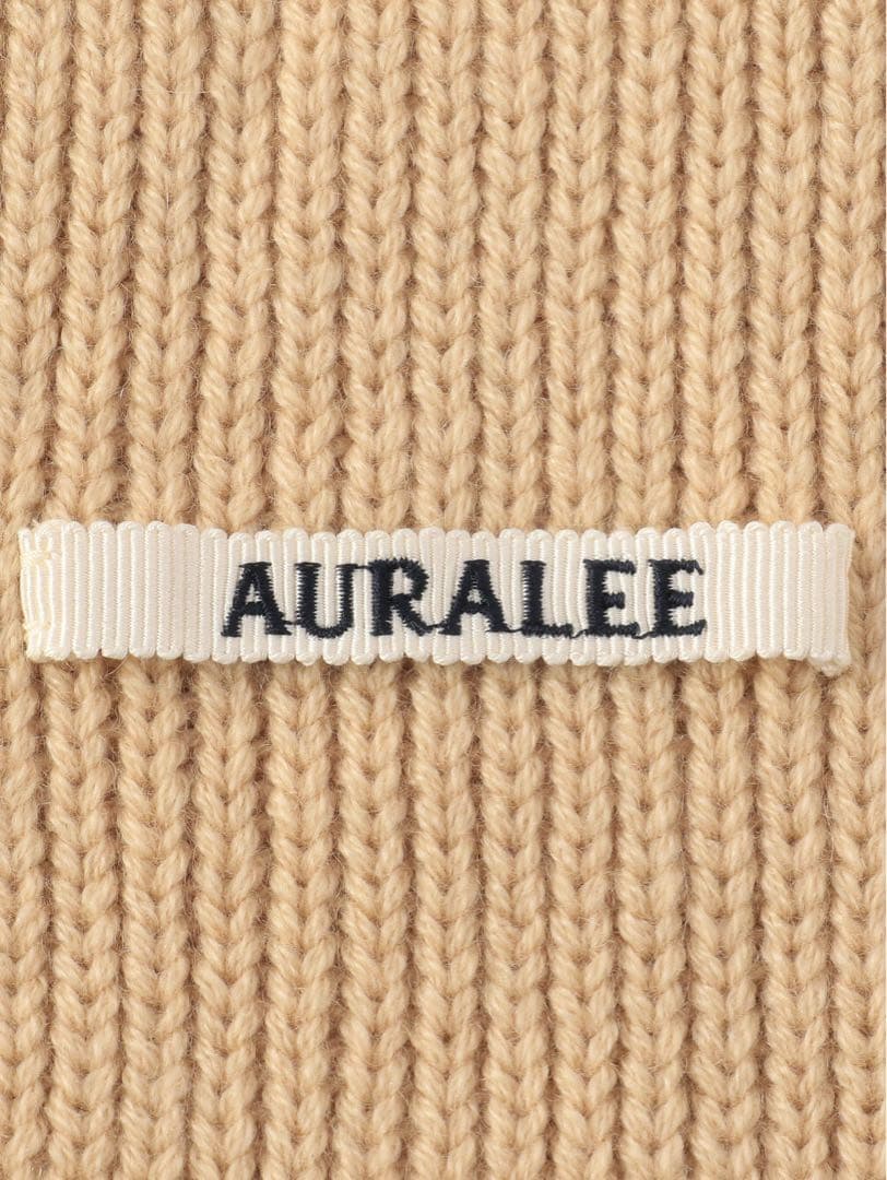 【25AW】LIGHT CASHMERE KNIT STOLE【AURALEE】