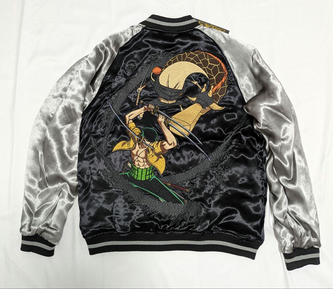 【新品タグ付き】 絡繰魂 × ワンピース リバーシブルスカジャン ゾロVSカク