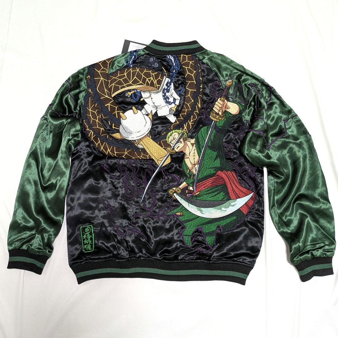【新品タグ付き】 絡繰魂 × ワンピース リバーシブルスカジャン ゾロVSカク