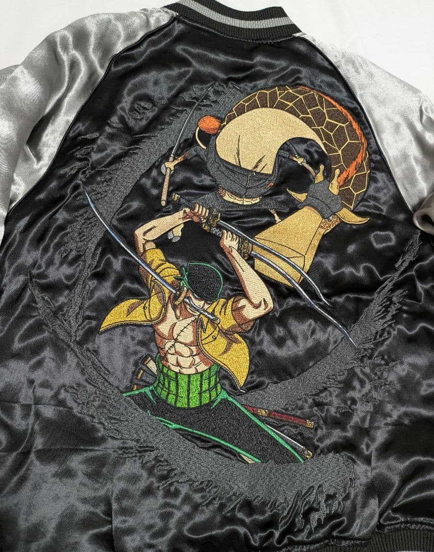【新品タグ付き】 絡繰魂 × ワンピース リバーシブルスカジャン ゾロVSカク