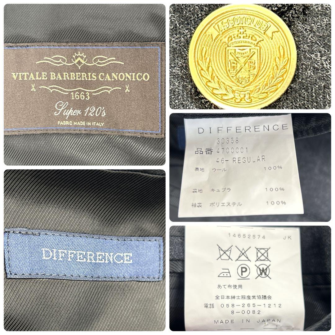 美品高級✨DIFFERENCE カノニコ 金ボタン 3ピース セットアップ