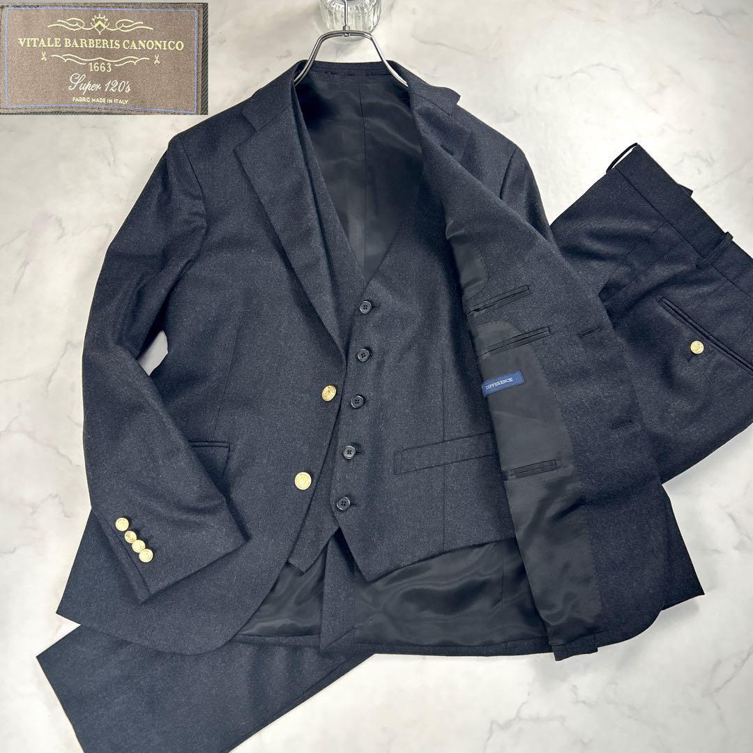 美品高級✨DIFFERENCE カノニコ 金ボタン 3ピース セットアップ