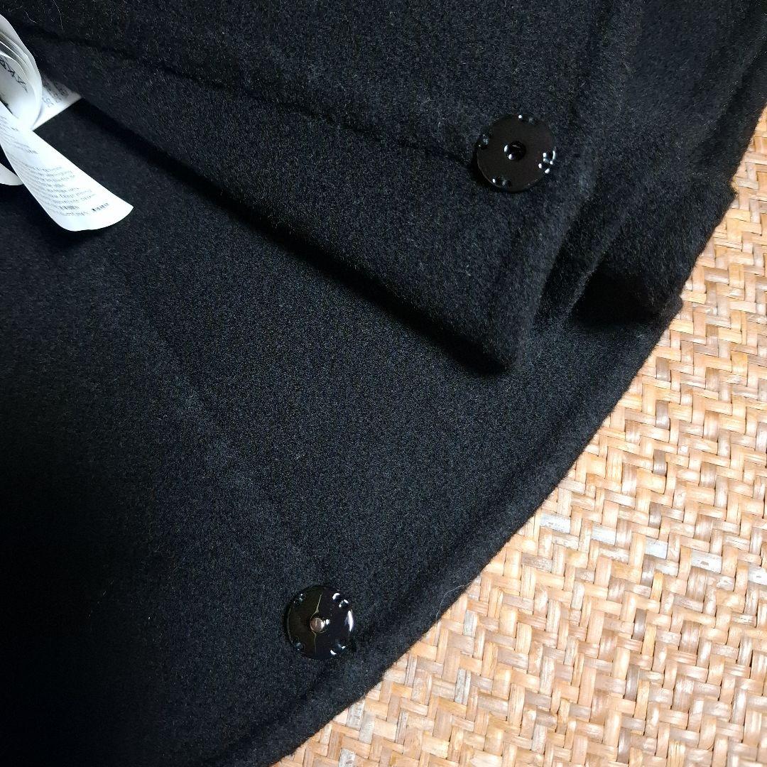 マックスマーラポンチョ　黒地