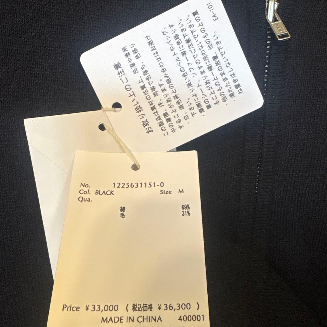 完売！エトレトウキョウ新品未使用ハイゲージニットオールインワン黒M