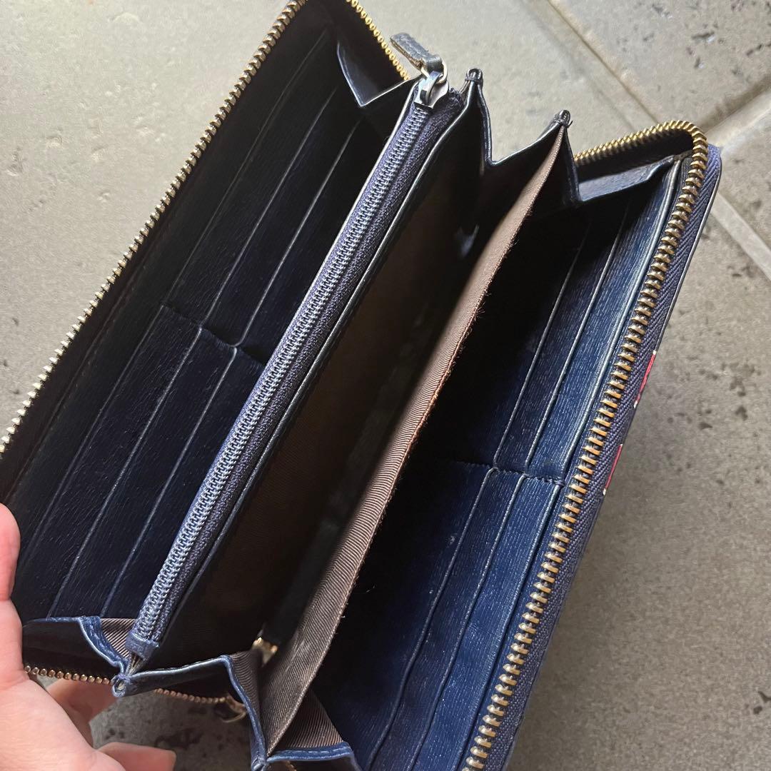 Gucci グッチ　長財布 ラウンド財布　ハート柄　バレンタインコレクション