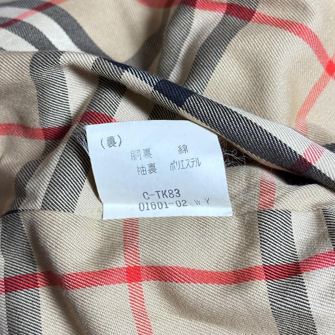 【Burberrys】ヴィンテージ　ステンカラーコート　ノバチェック　7AB2
