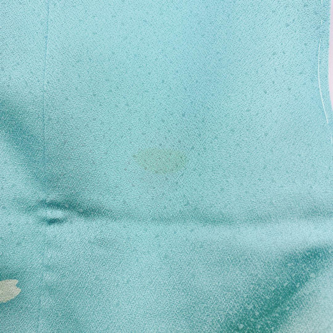 七五三7才女の子　振袖　晴れ着　水色　Walt Disney