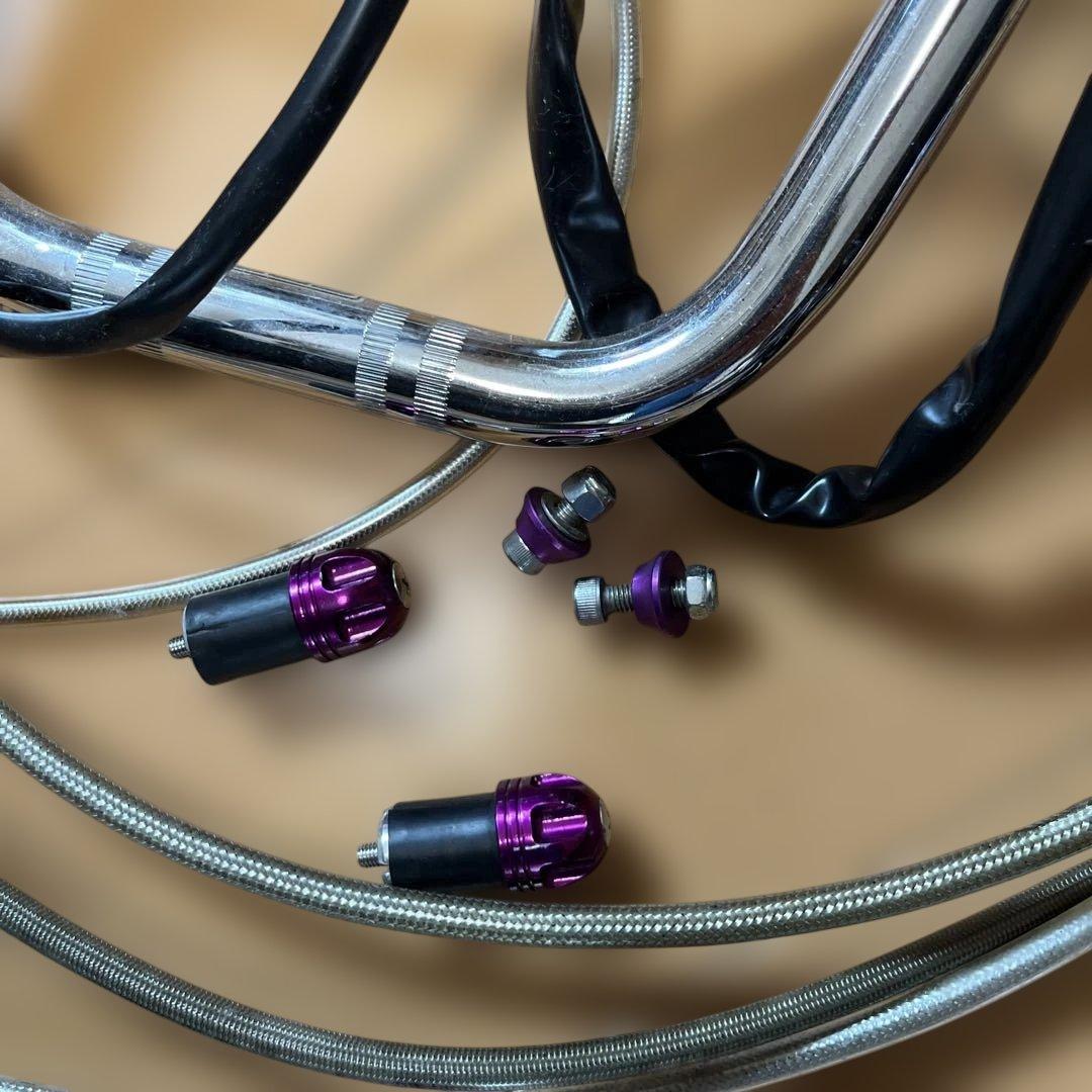 ブレーキマスターシリンダー ハンドルセット パープル