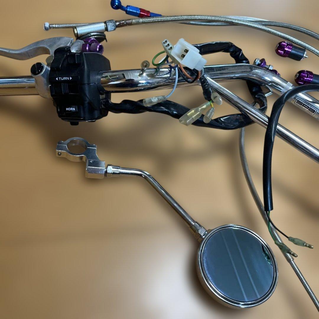 ブレーキマスターシリンダー ハンドルセット パープル