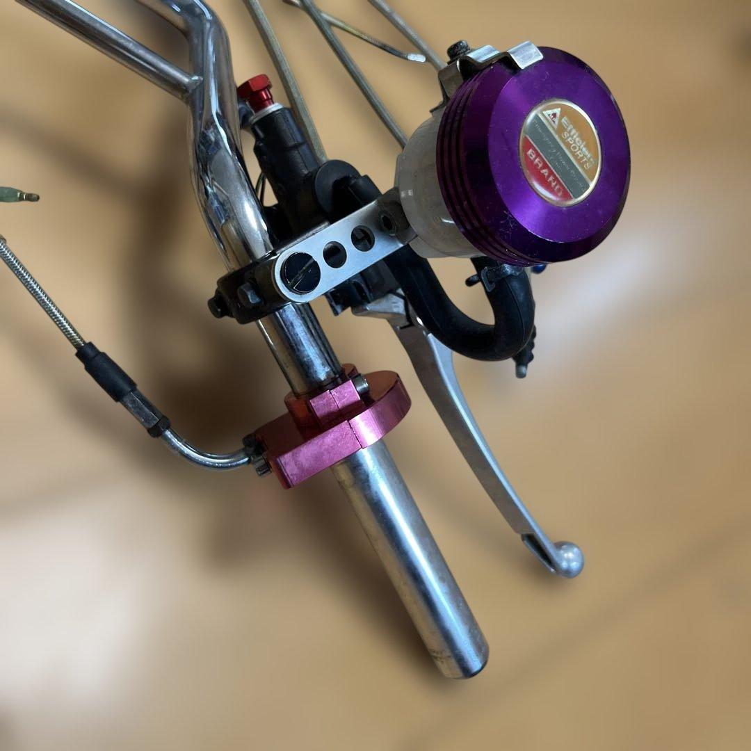 ブレーキマスターシリンダー ハンドルセット パープル