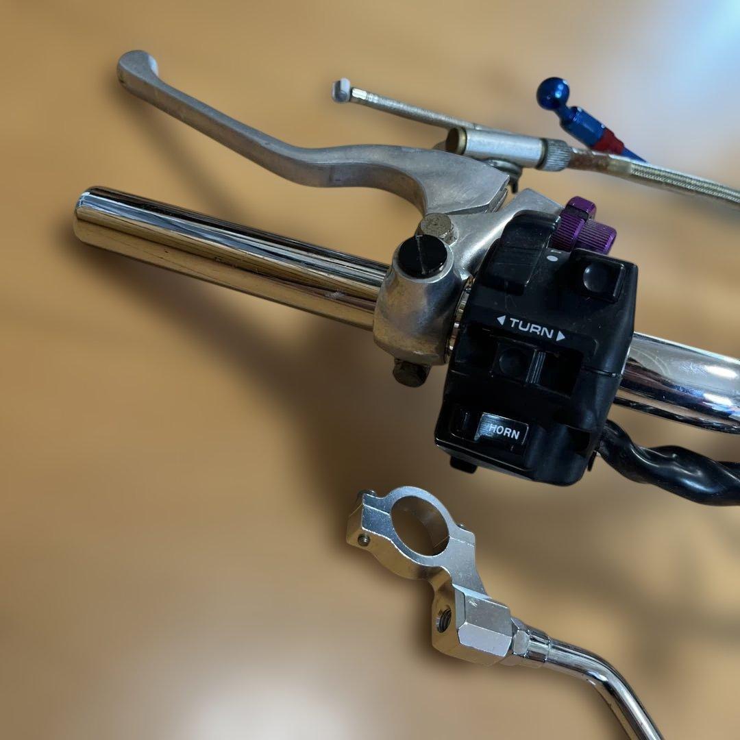 ブレーキマスターシリンダー ハンドルセット パープル