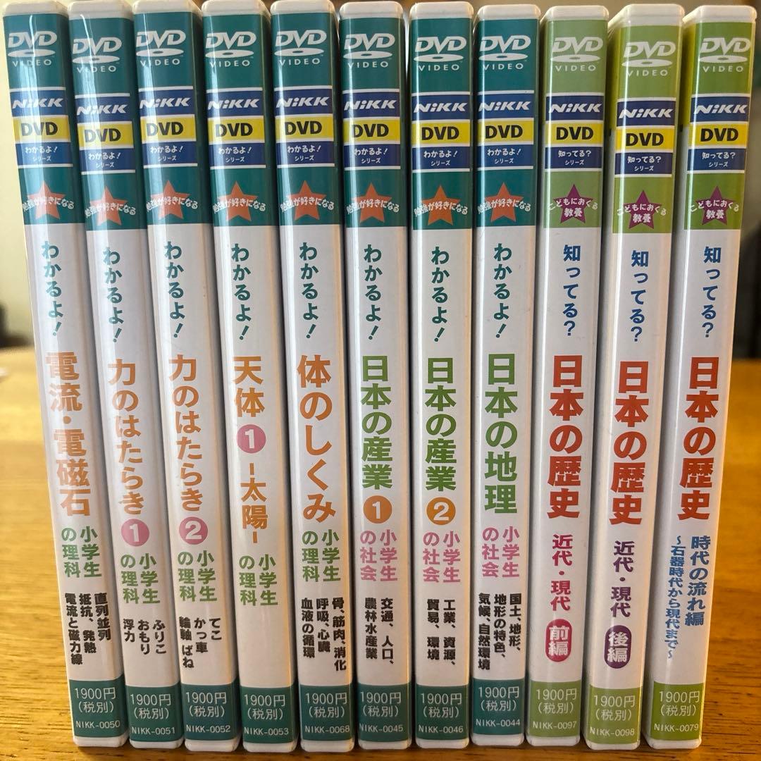 ニック映像DVDわかるよ　NiKK映像　11本セット