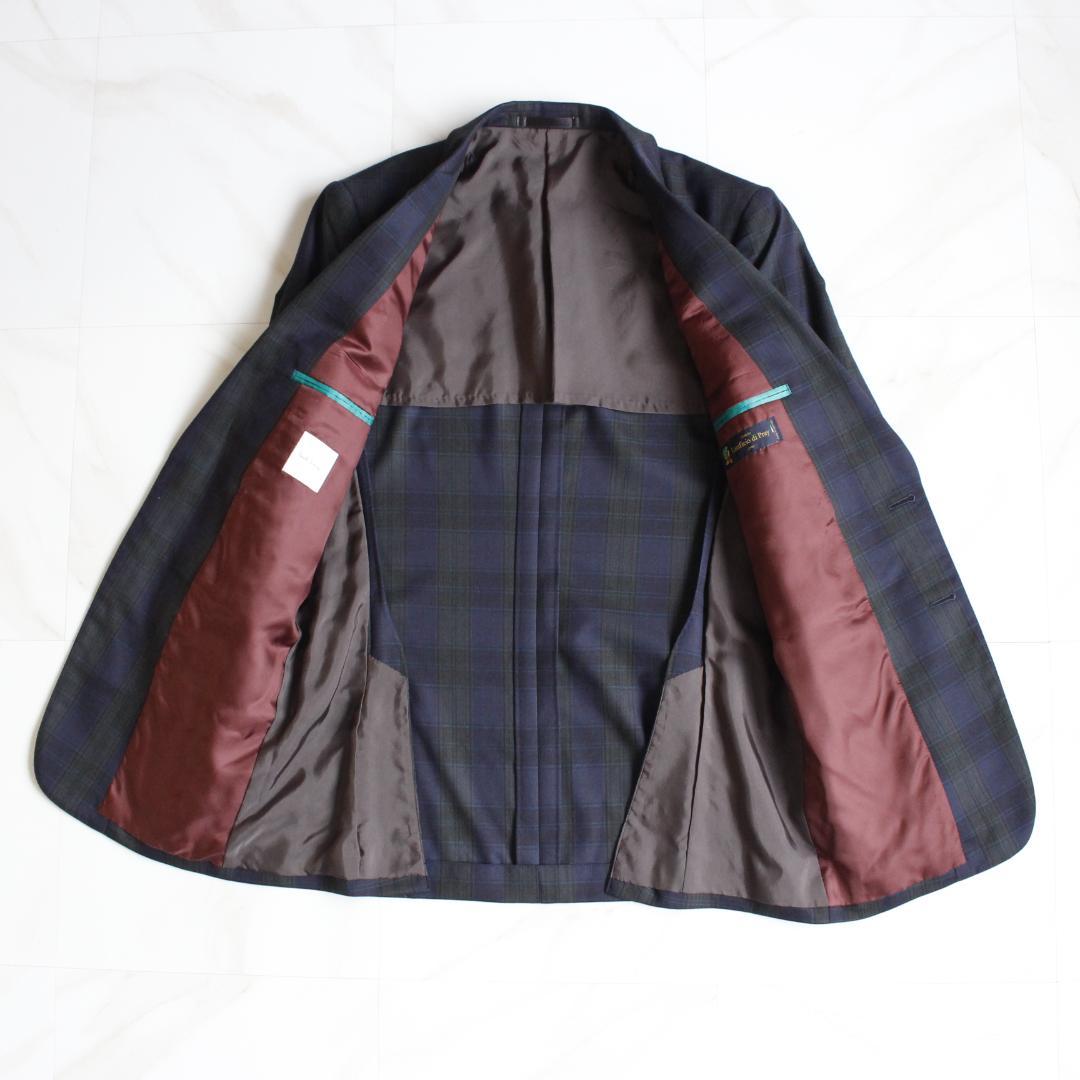 【現行タグ】Paul smith di pray ブラックウォッチチェックスーツ