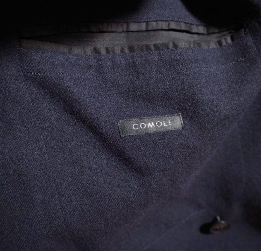 comoli 22AW リファインウールジャケット/パンツ ネイビー　美品