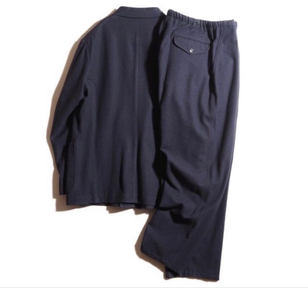 comoli 22AW リファインウールジャケット/パンツ ネイビー　美品