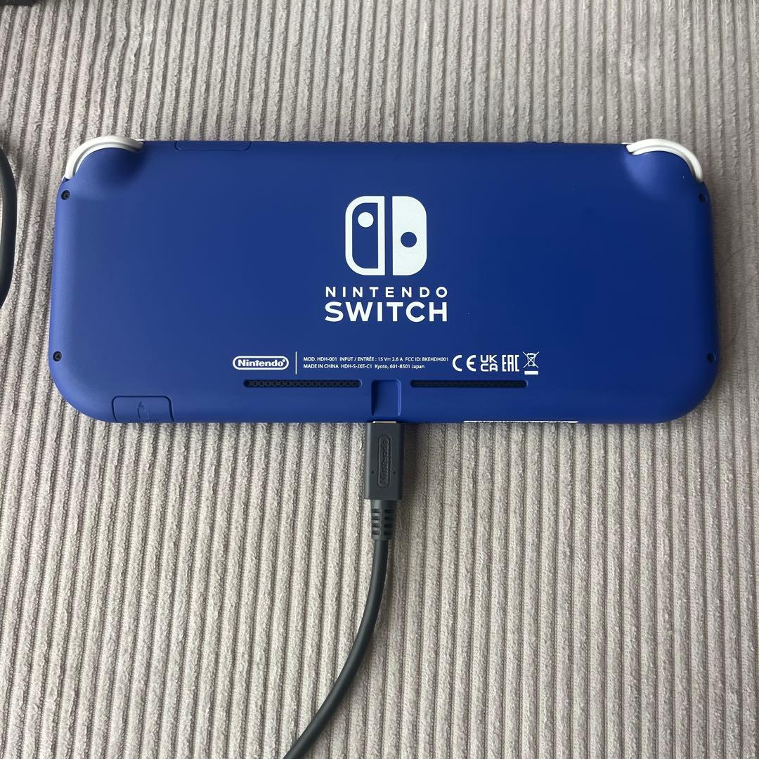 Nintendo Switch Lite 青 ACアダプター付き　本体