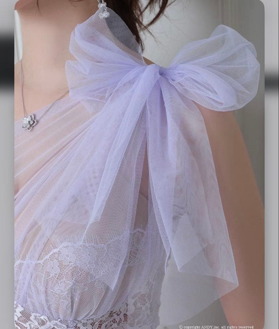 アンディ　an ピンク　パープル　マーメイド　マーメイドドレス　キャバドレス