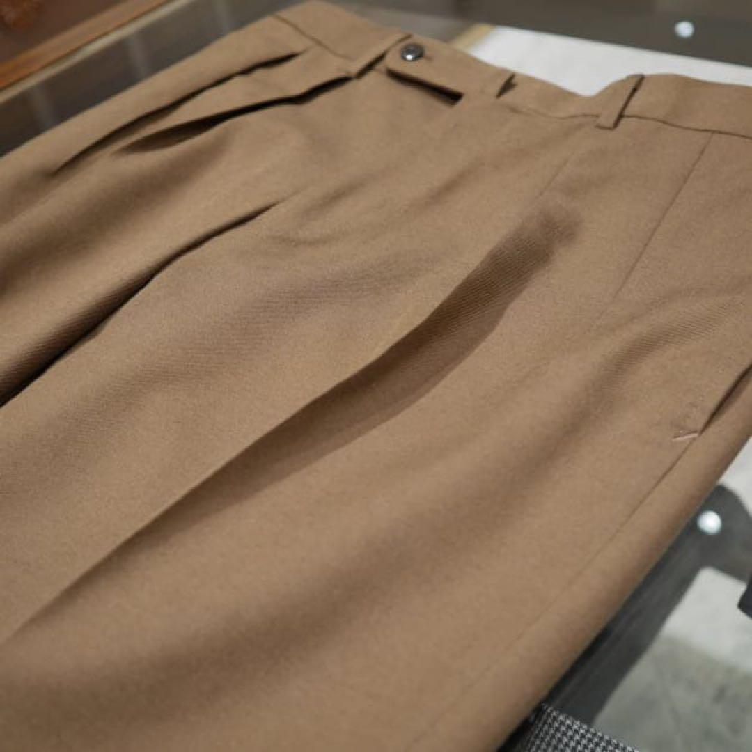 beams f ブラウン　スーツ　46 総裏 brilla コットンウール