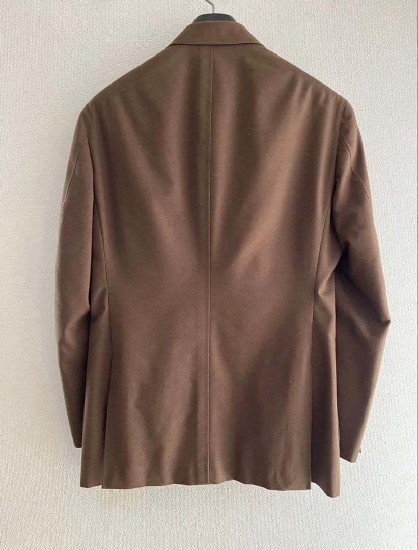 beams f ブラウン　スーツ　46 総裏 brilla コットンウール