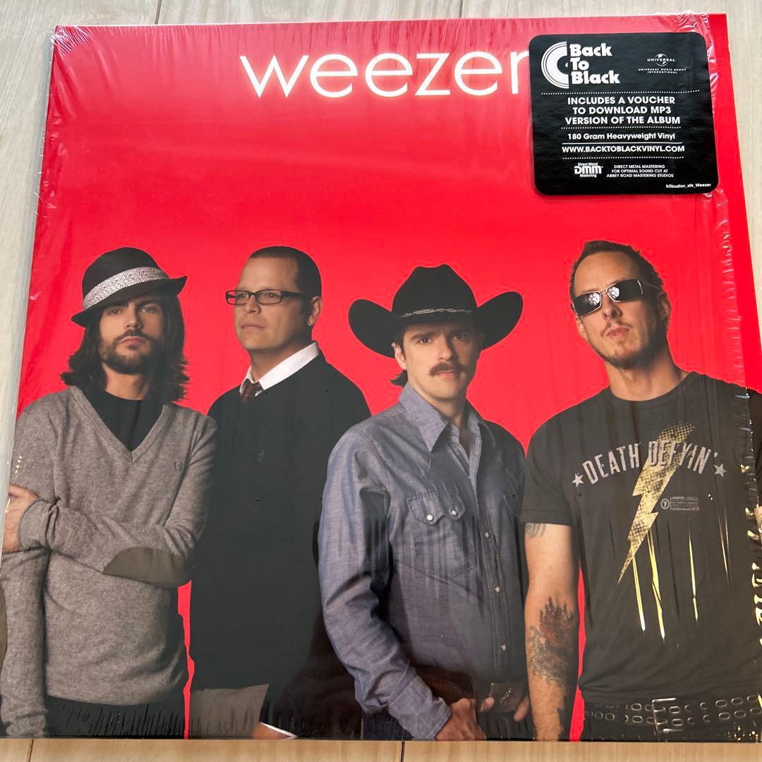 weezer 赤いLPレコード