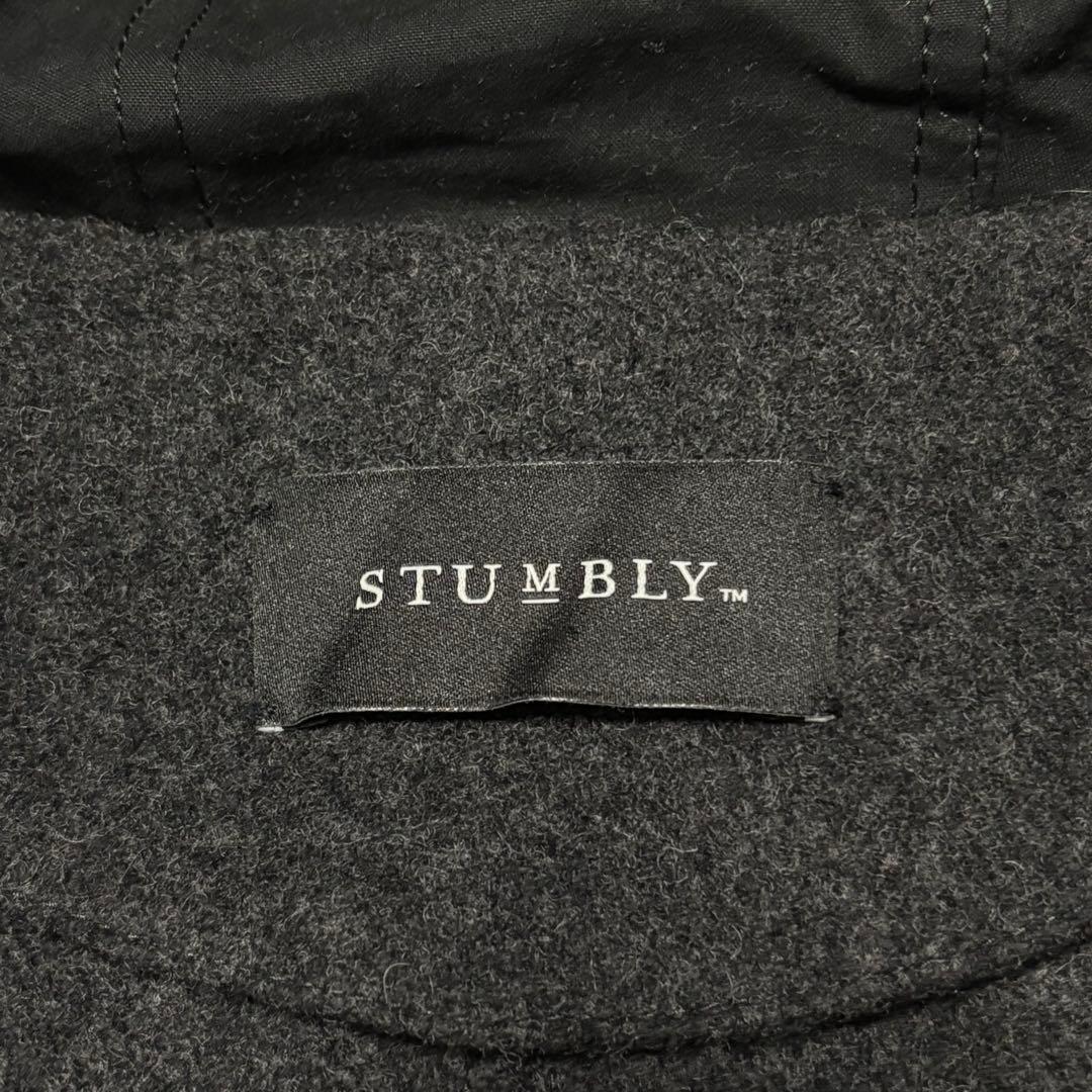 スタンブリー　 ロングコート　異素材ミックス マキシ丈　モッズコート