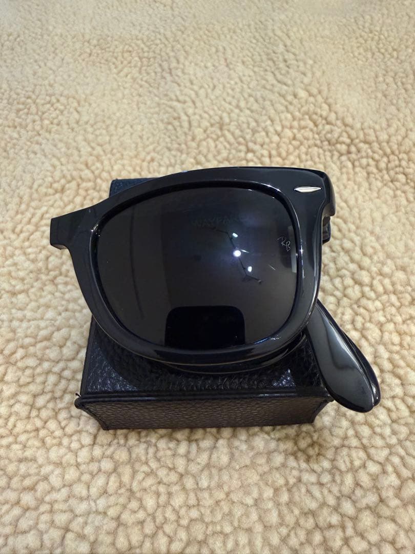 K*E様 Ray-Ban RB4105 フォールディング クラシック P付 ブラ