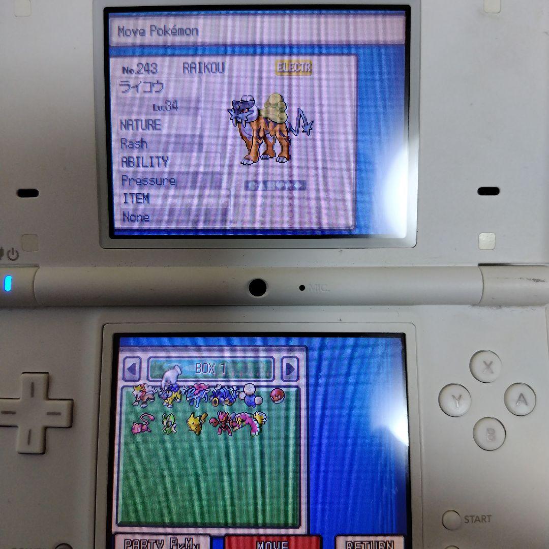 北米版Dsiとポケットモンスターハートゴールド