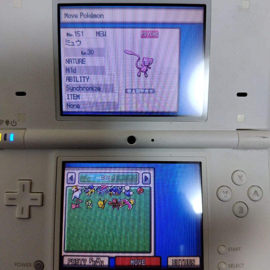 北米版Dsiとポケットモンスターハートゴールド